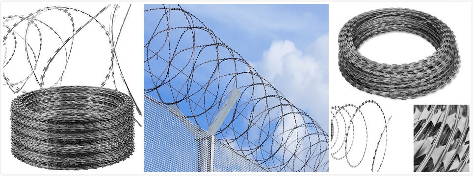 Razor wire in Kenya