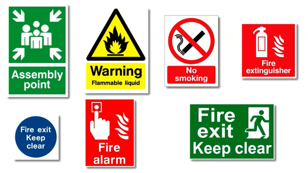 Health and safety signs in Kenya